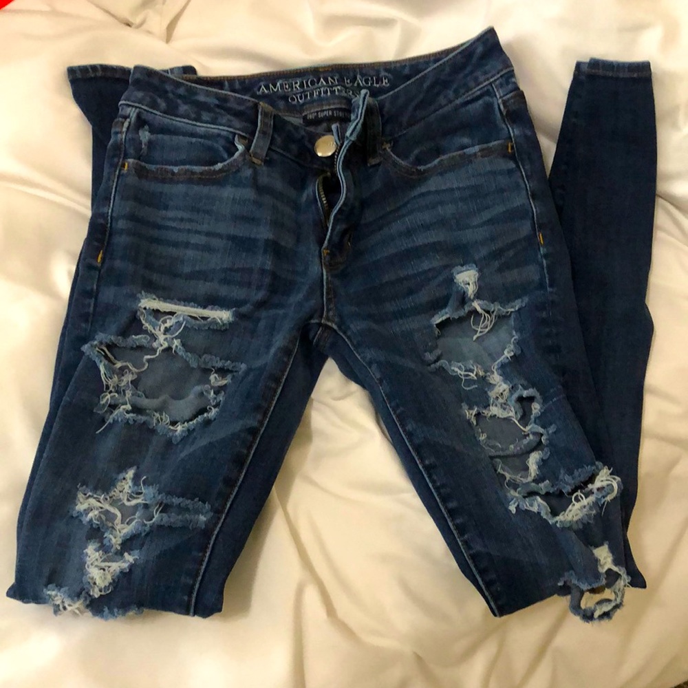 American eagle jeans n top